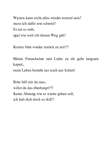 Zerbrochene Freundschaft Gedichte Zerbrochene Freundschaft Gedichte