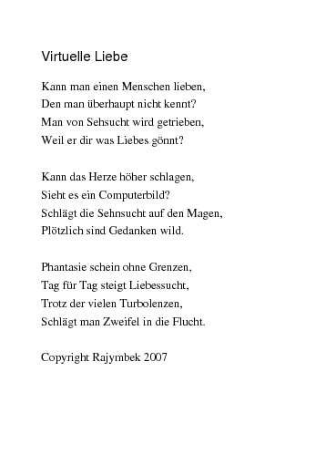 Download Gedicht fuer einen menschen lieben For Android