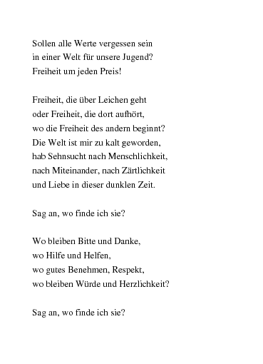 Zärtlichkeit gedichte nach sehnsucht Leidenschaft und