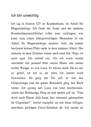 Teil 1: Selbstwert Ich bin anderen egal Ich bin der Welt hilflos  ausgeliefert Ich bin dick Ich bin dumm Ich bin ein Opfer der  Ungerechtigkeit Ich bin - PDF Kostenfreier Download