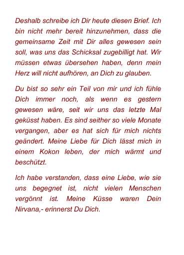 Mein zum weinen für liebesbrief schatz An meinen