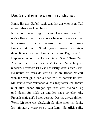 Verloren bester freund Mein Bester